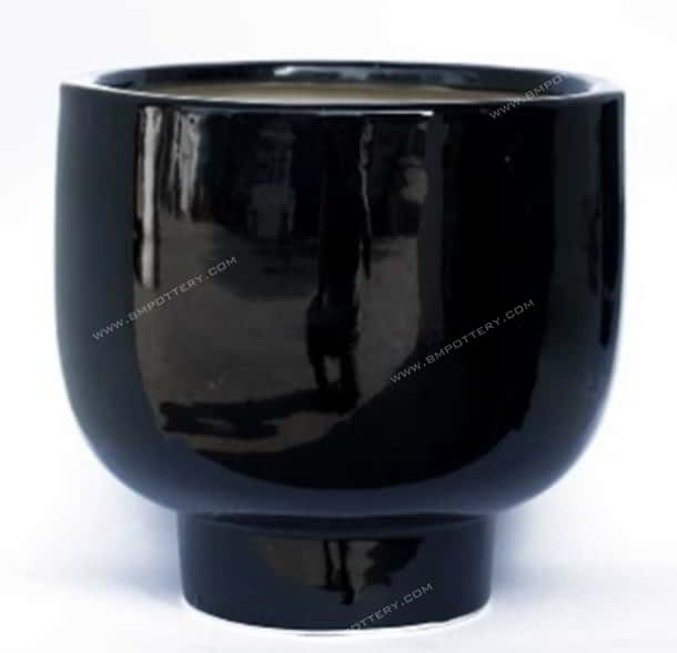 Ceramic Pots-CE-2102D19SBlack-SET-1
